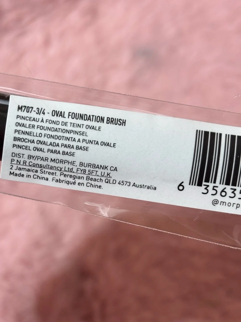 Morphe M707 3/4 Oval Foundation Brush